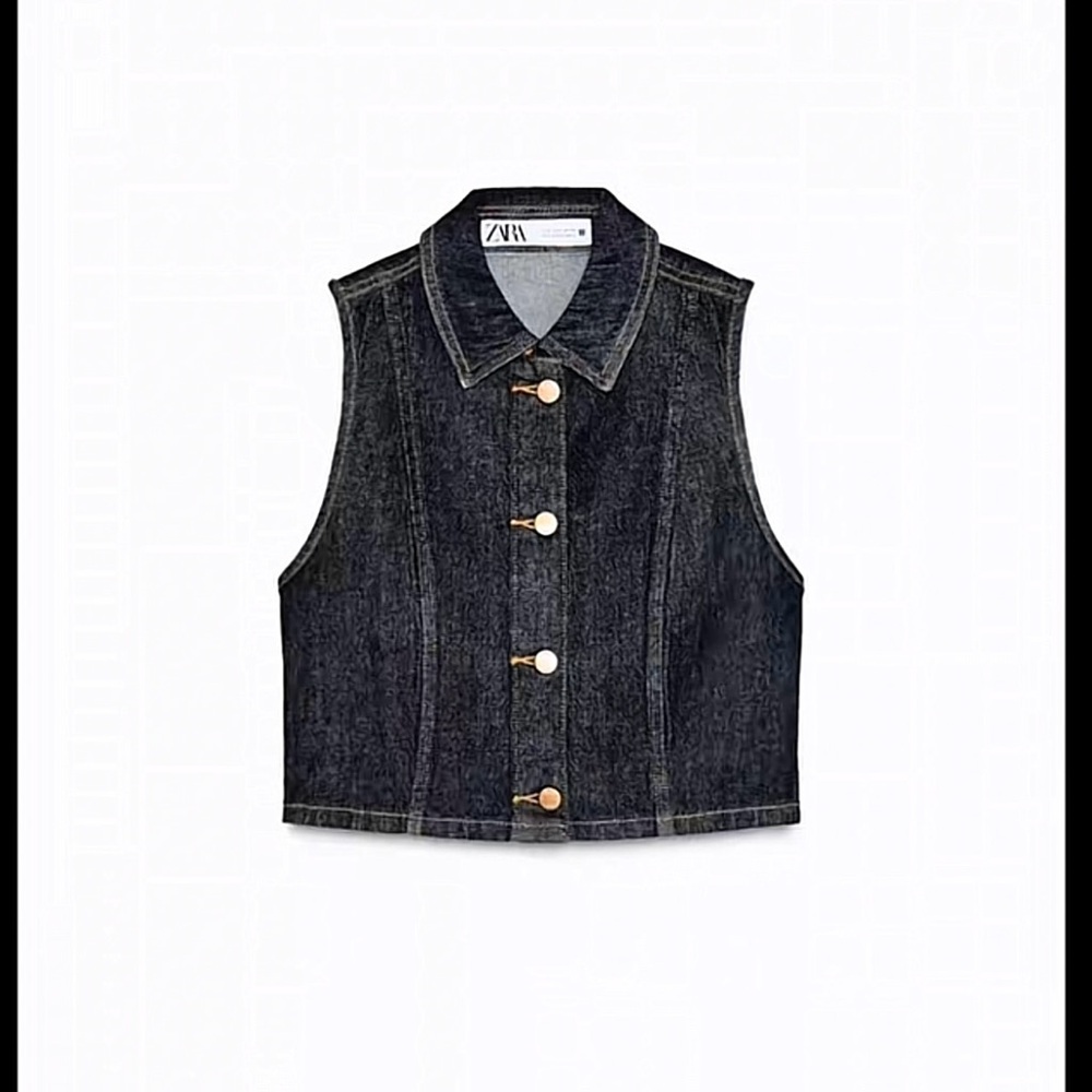 Zara Denim Vest